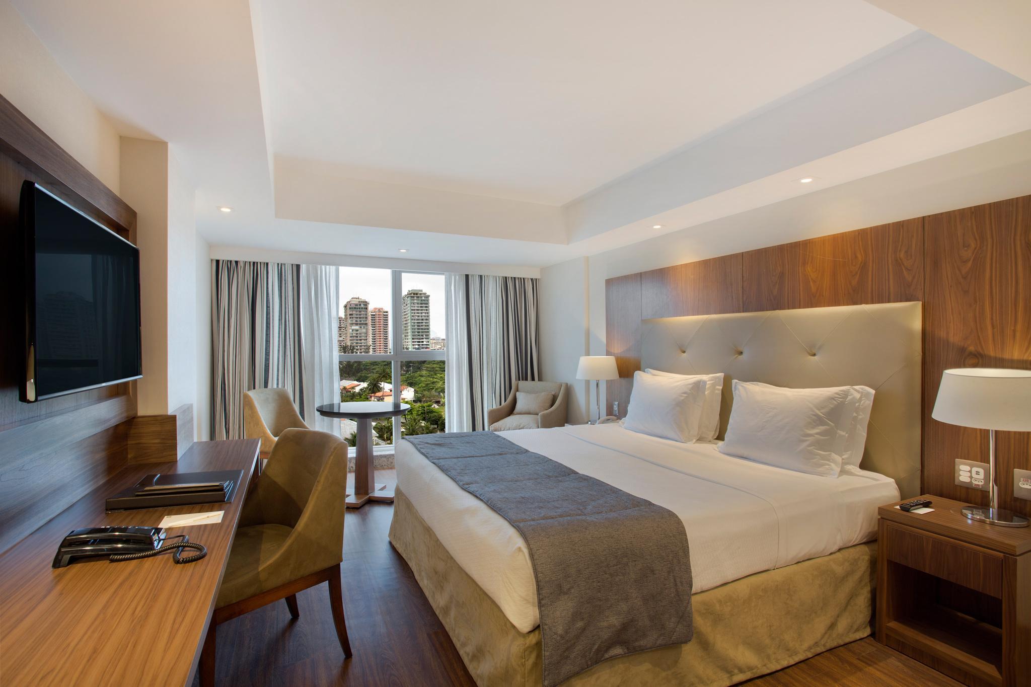 Windsor Marapendi Hotel ริโอเดจาเนโร ภายนอก รูปภาพ A room at the hotel