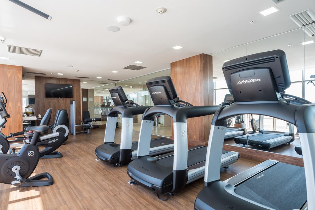 Windsor Marapendi Hotel ริโอเดจาเนโร ภายนอก รูปภาพ The gym at the hotel